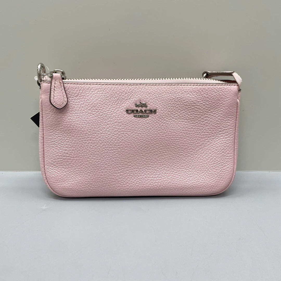 95新 COACH/蔻驰 nolita19粉色麻将包19X12X5cmL010608
