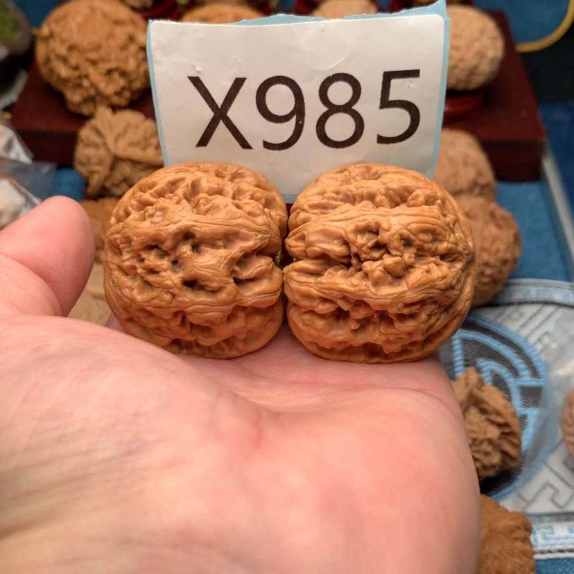 【闪购商品】文玩核桃把件44粗筋