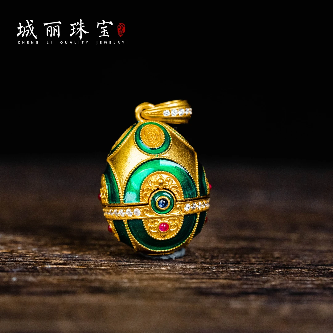 吊坠925银 【城丽】金符龙宝吊坠/个FL-2359