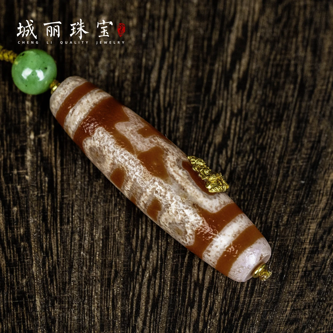 非金属布艺吊坠 天补【正月初五】黄财五财圆珠项链/条STZ-2305