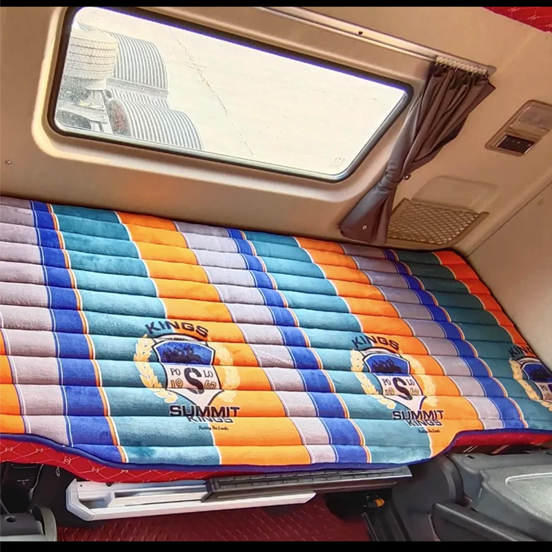 大货车加厚卧铺垫解放欧曼德龙天龙专用床垫用品秋冬加厚海绵垫