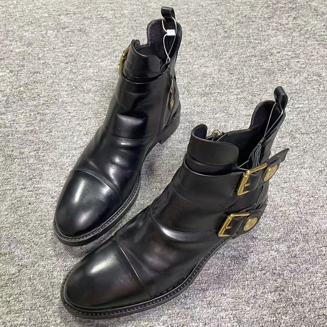 LouisVuitton/路易威登38码/Seven女鞋精选 黑色休闲马丁靴  650