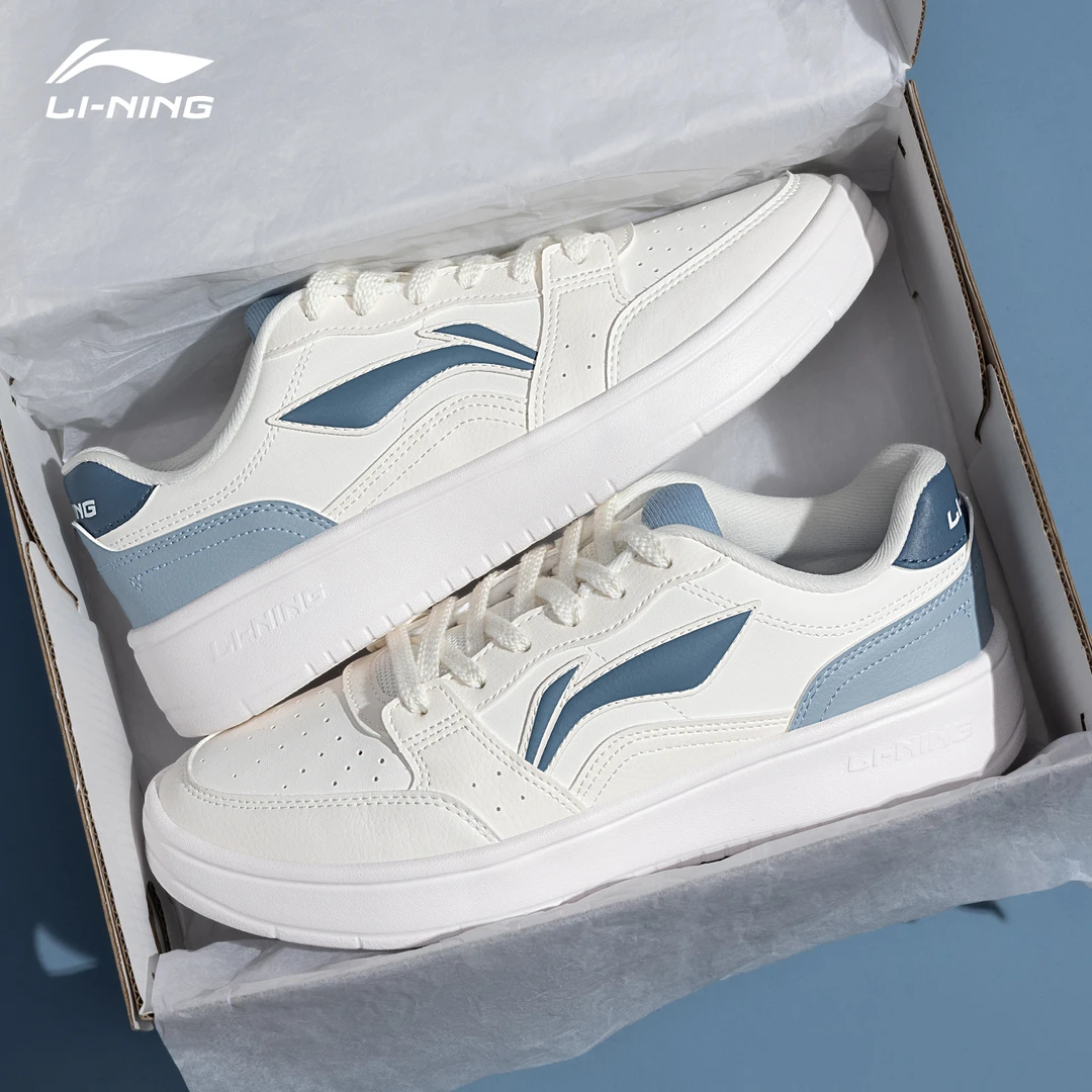 李宁2025夏季新款男款元宝板鞋透气低帮运动时尚潮流百搭休闲鞋