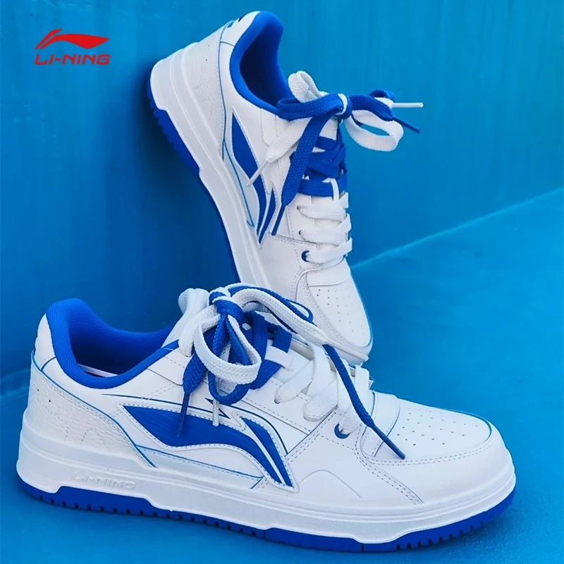 李宁天迹2.0板鞋男鞋2025新款夏季透气休闲鞋低帮运动鞋百搭简约