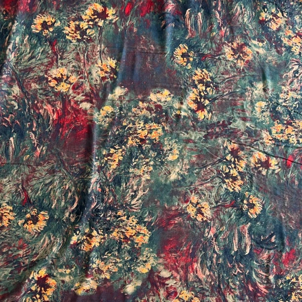 【2件起拍】包邮60支雕印棉绸布料真丝人造棉面料不支持退换货