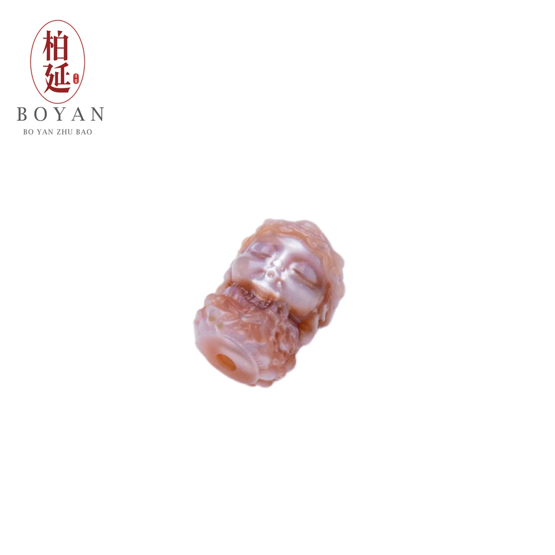 【柏延】天然淡水珍珠精工雕刻百搭时尚度母YX0049