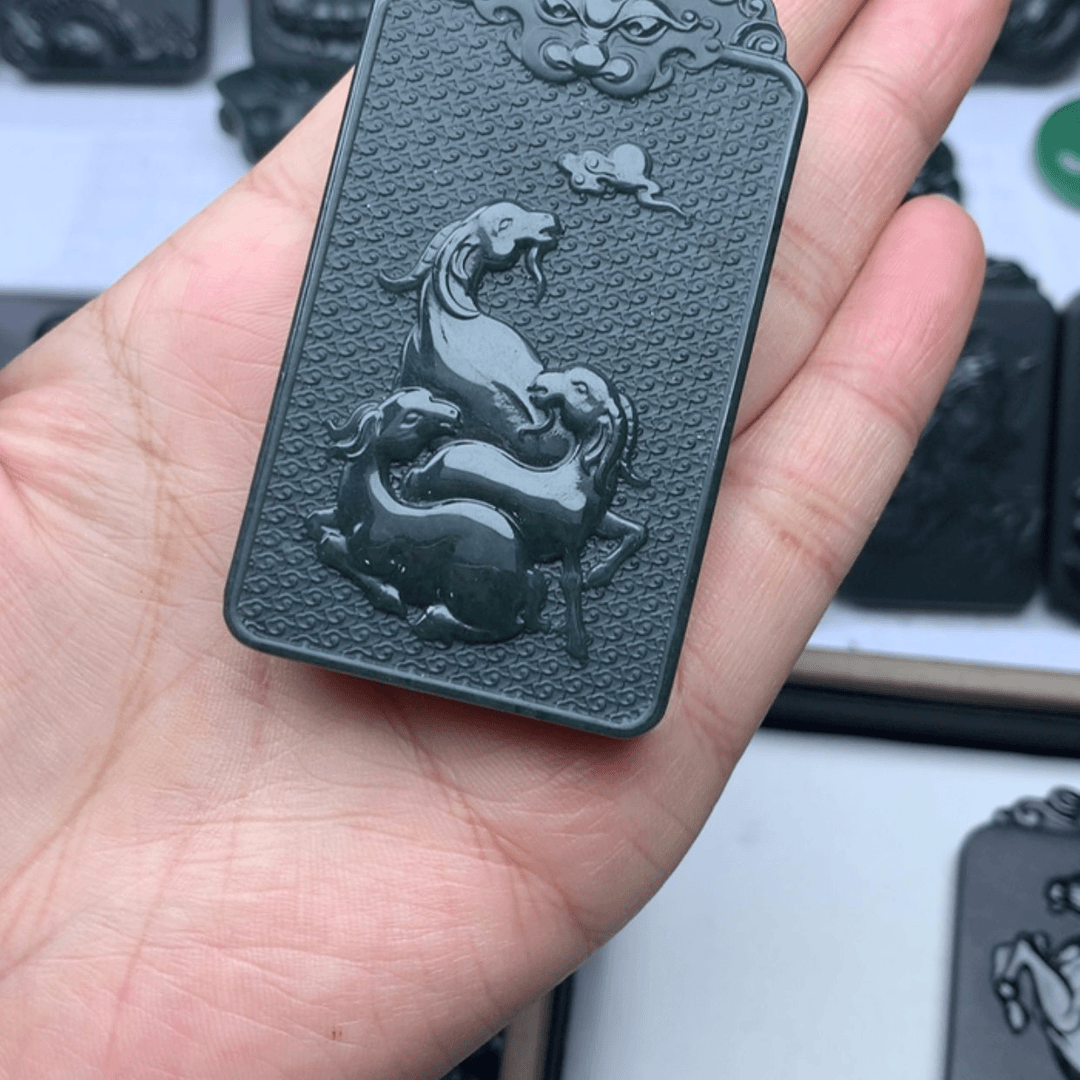 【闪购商品】和田玉颈饰未镶嵌剑*