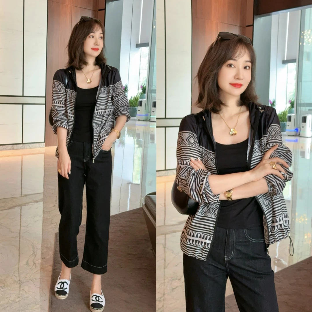 【南法风情】抽绳连帽度假风外套 XY241005 JDND轩羽