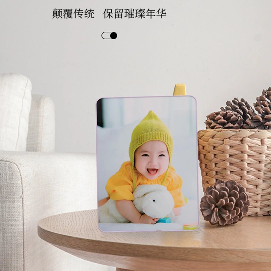 【新品】个性定制10寸拉菲水晶相框摆台宝宝照亲子照全家福婚纱照