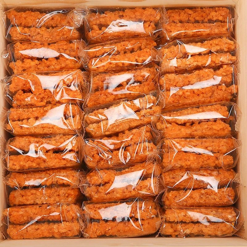【零食推荐】蟹香咸蛋黄糯米锅巴网红蟹黄零食办公室休闲小吃食品