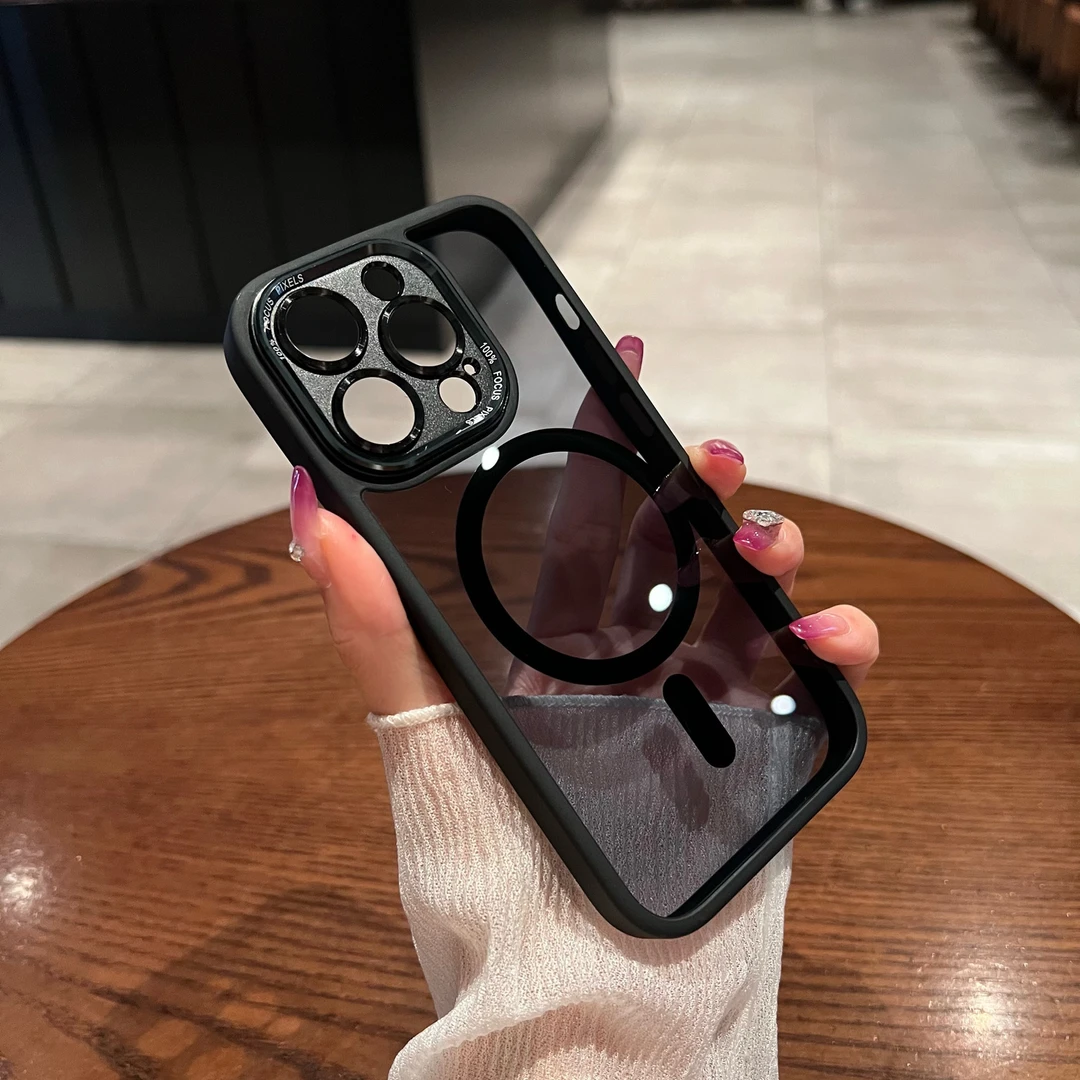 【磁吸充电】高级金属镜头适用iPhone14新款苹果14proMax手机壳13
