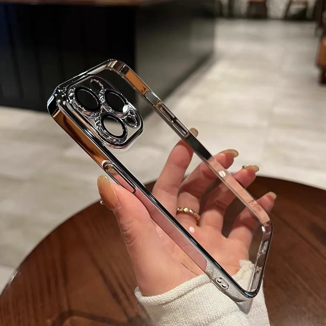 全包镜头膜14Pro硬壳超薄透明iPhone13proMax手机壳苹果高级感12