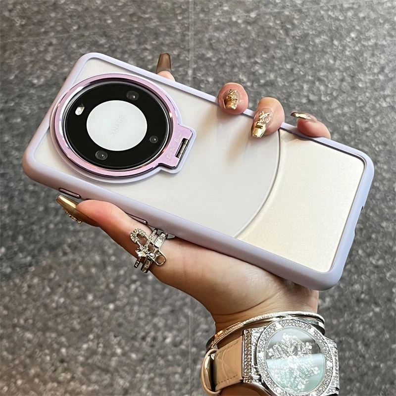 高级感隐形镜头支架华为mate60pro+手机壳mate60新款透明保护套60