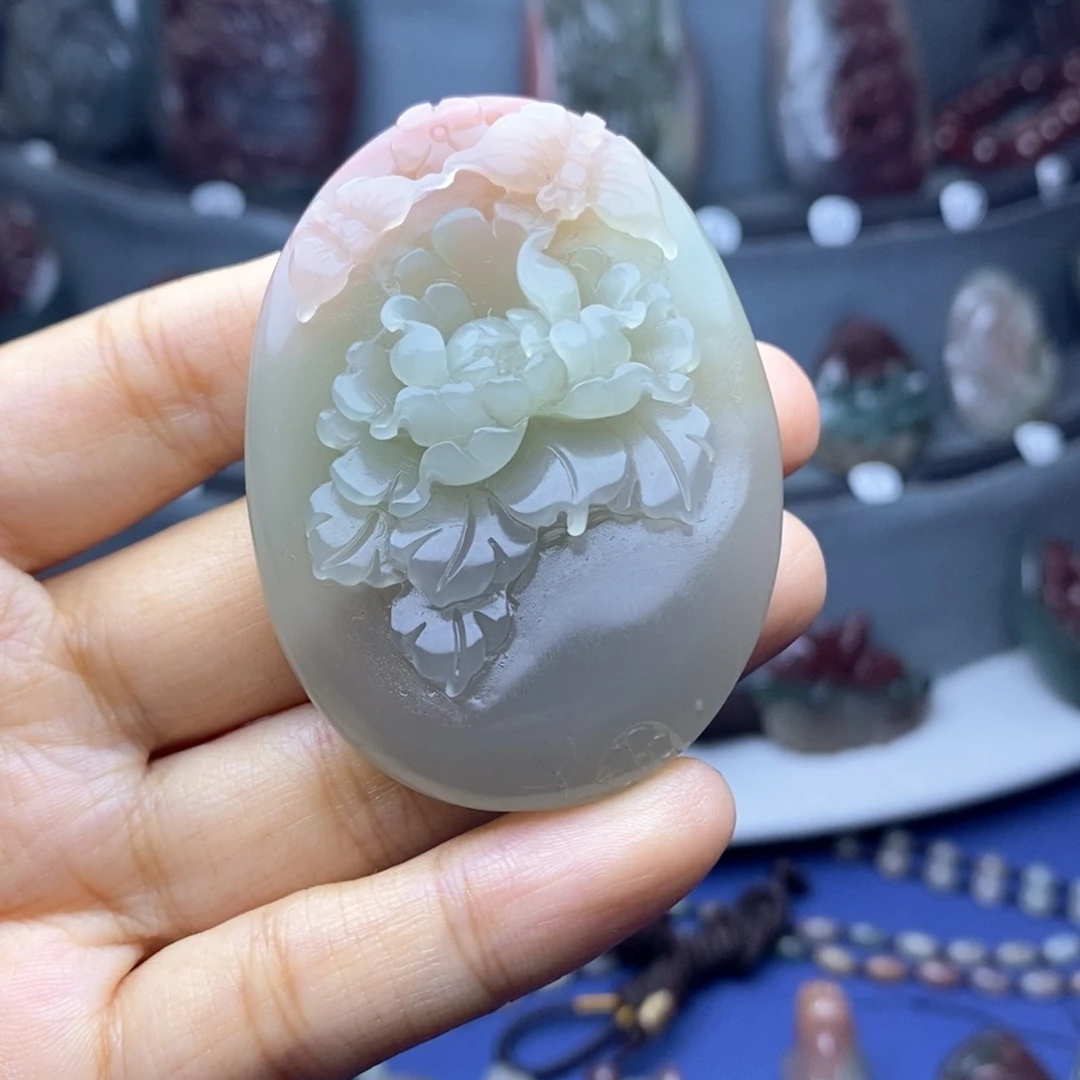 玛瑙/玉髓吊坠(不含链)未镶嵌
