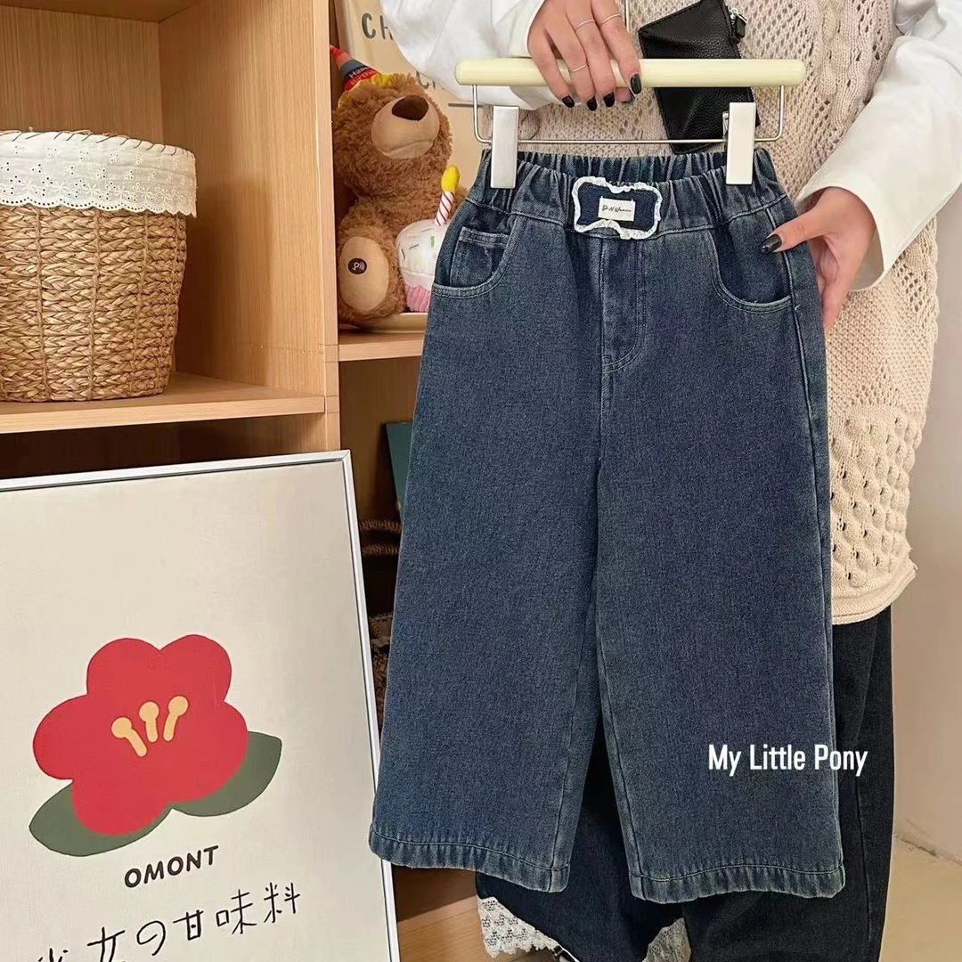 【小马宝莉】冬季新品童装加绒牛仔裤-70557