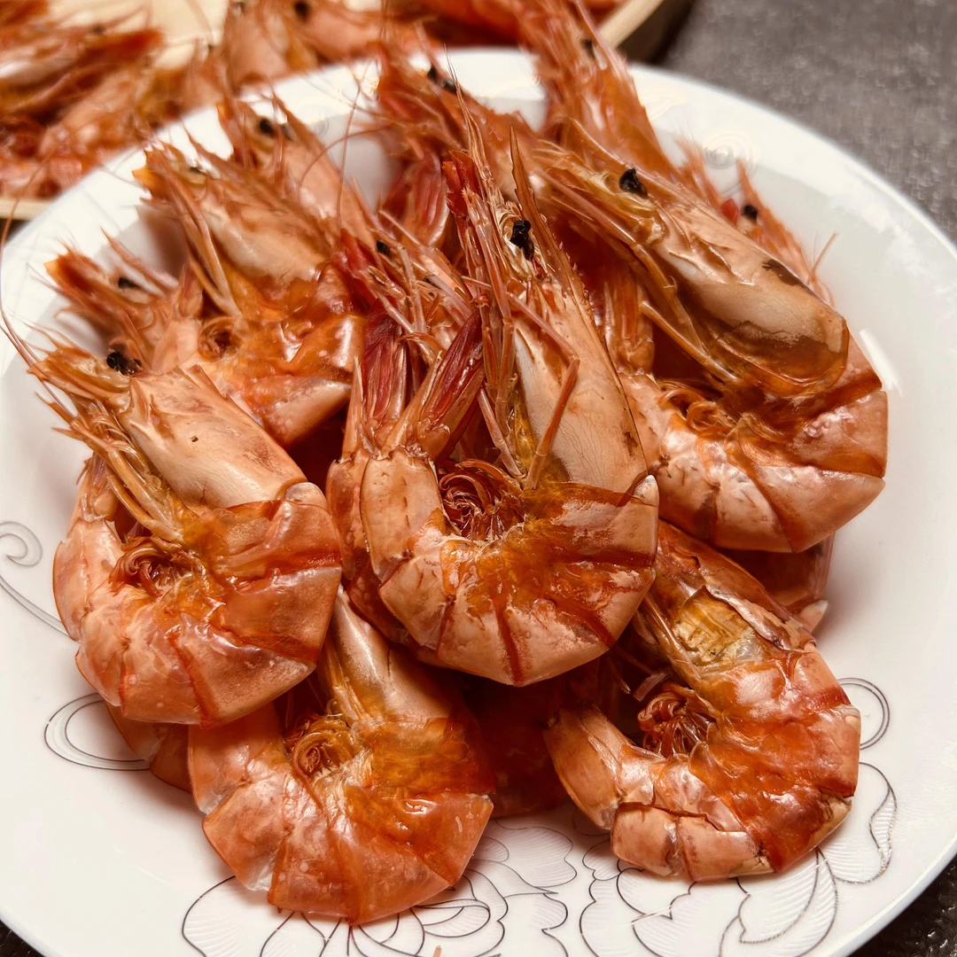 【直播专属】九节虾干开袋即食零食海产海虾海鲜熟食不咸斑节对虾