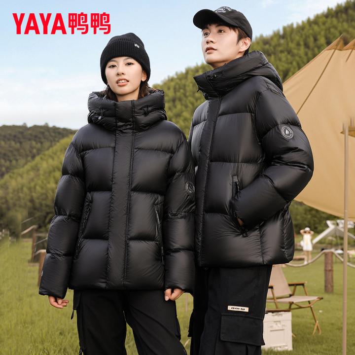鸭鸭羽绒服男女冬季加厚2024新款情侣户外防寒保暖蓄热面包服外套