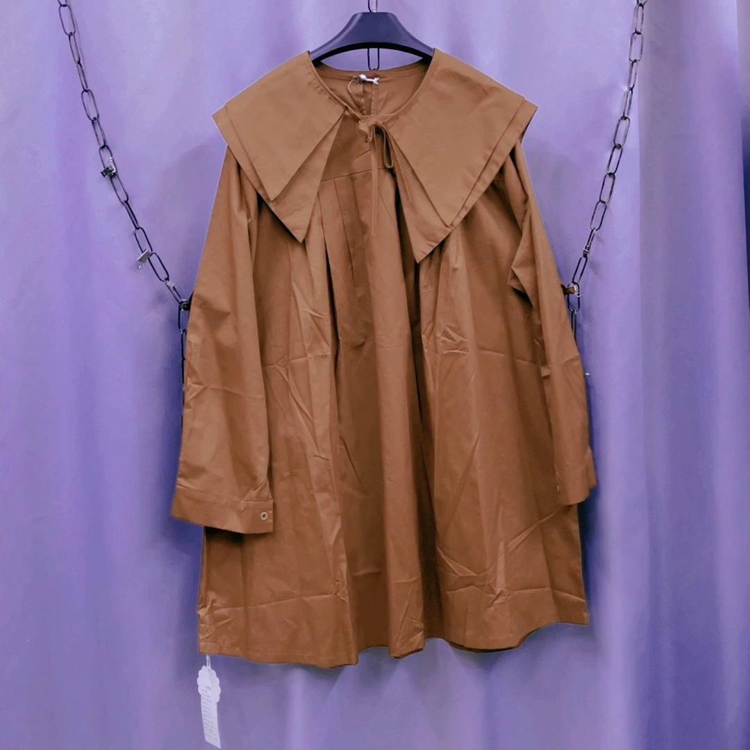 100-200斤 衣长85 胸围135 甜美衬衫娃娃裙