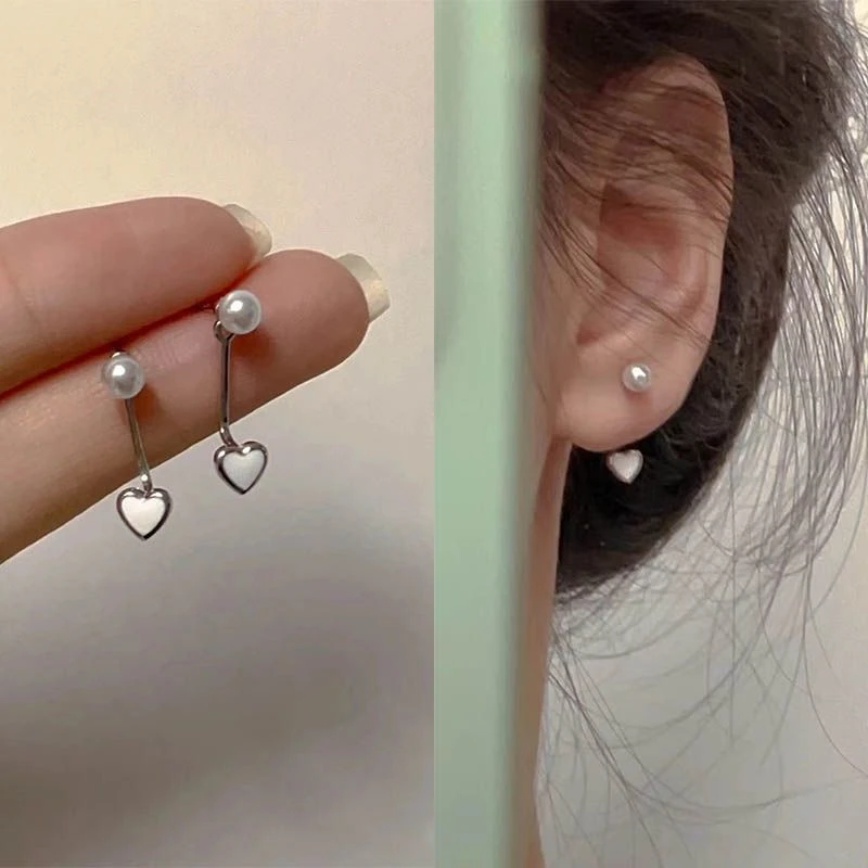新品ins气质珠珠耳钉ins小众小巧日常简约耳钉仙女银针养耳洞耳饰