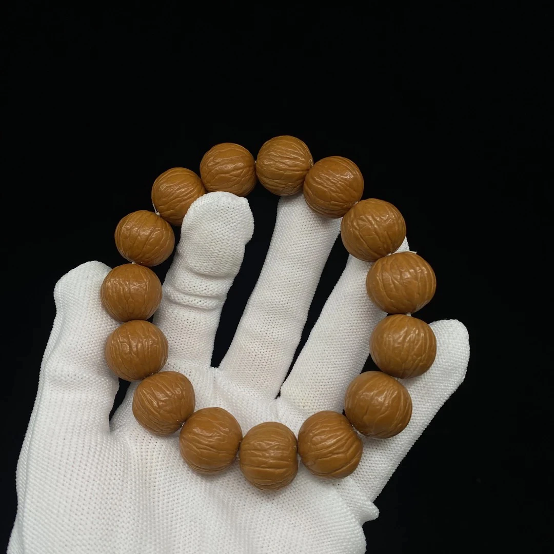 005-全品凤羽猴头菩提手串 16mm左右