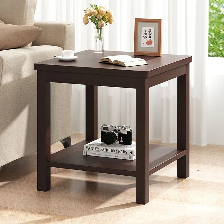 实木沙发边几客厅家用边柜小方桌茶几简约现代方几阳台出租屋桌子