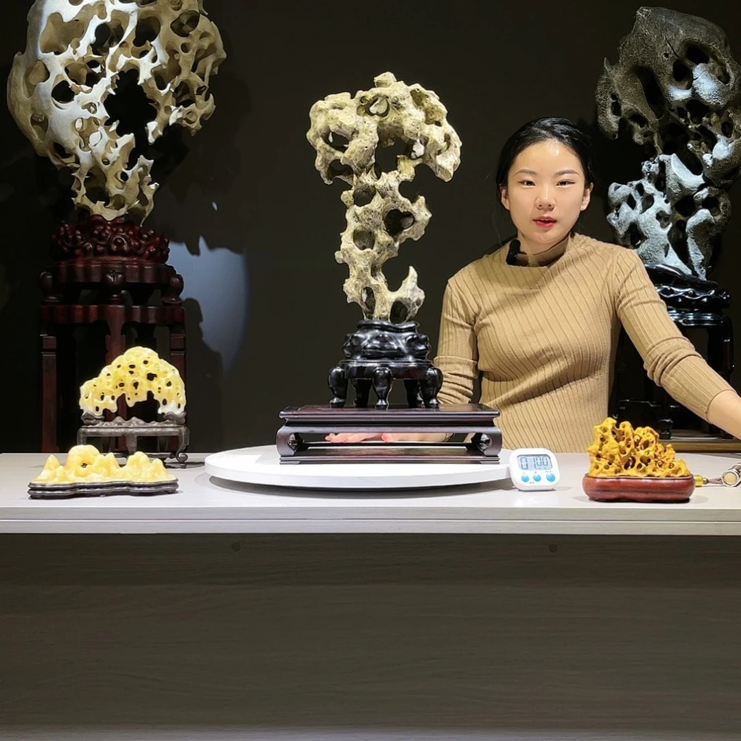 隔**王太湖石太湖石摆件