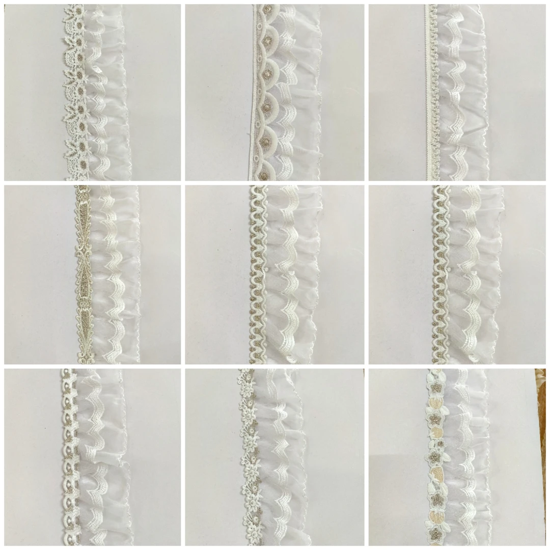 致远花边窗帘布艺法式蕾丝帘头侧边立边服装家居沙发装饰辅料花边