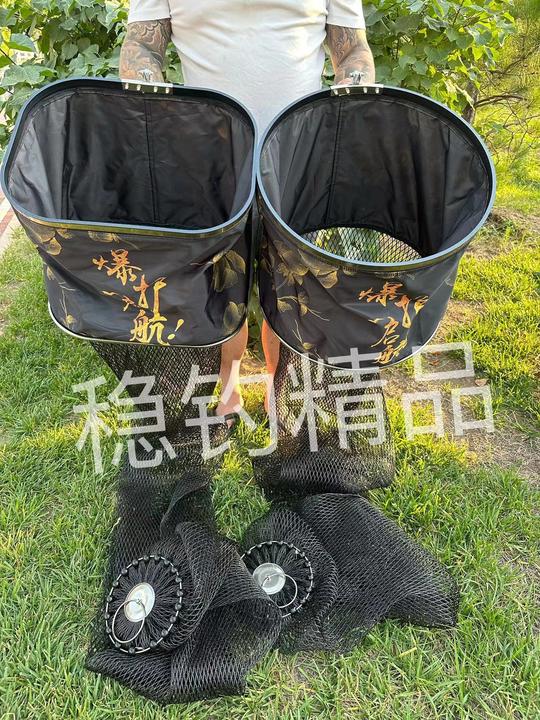 稳钓新品黑坑专用加厚涂胶鱼护口布图案随机发