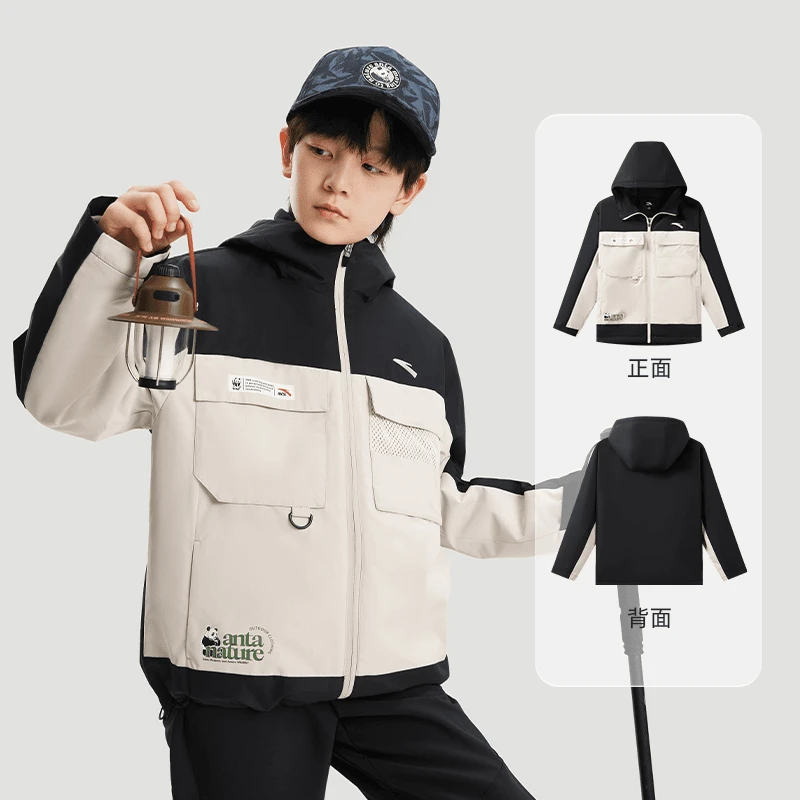 儿童男大童摇粒绒运动上衣2024冬季新款保暖青少年外套352446607