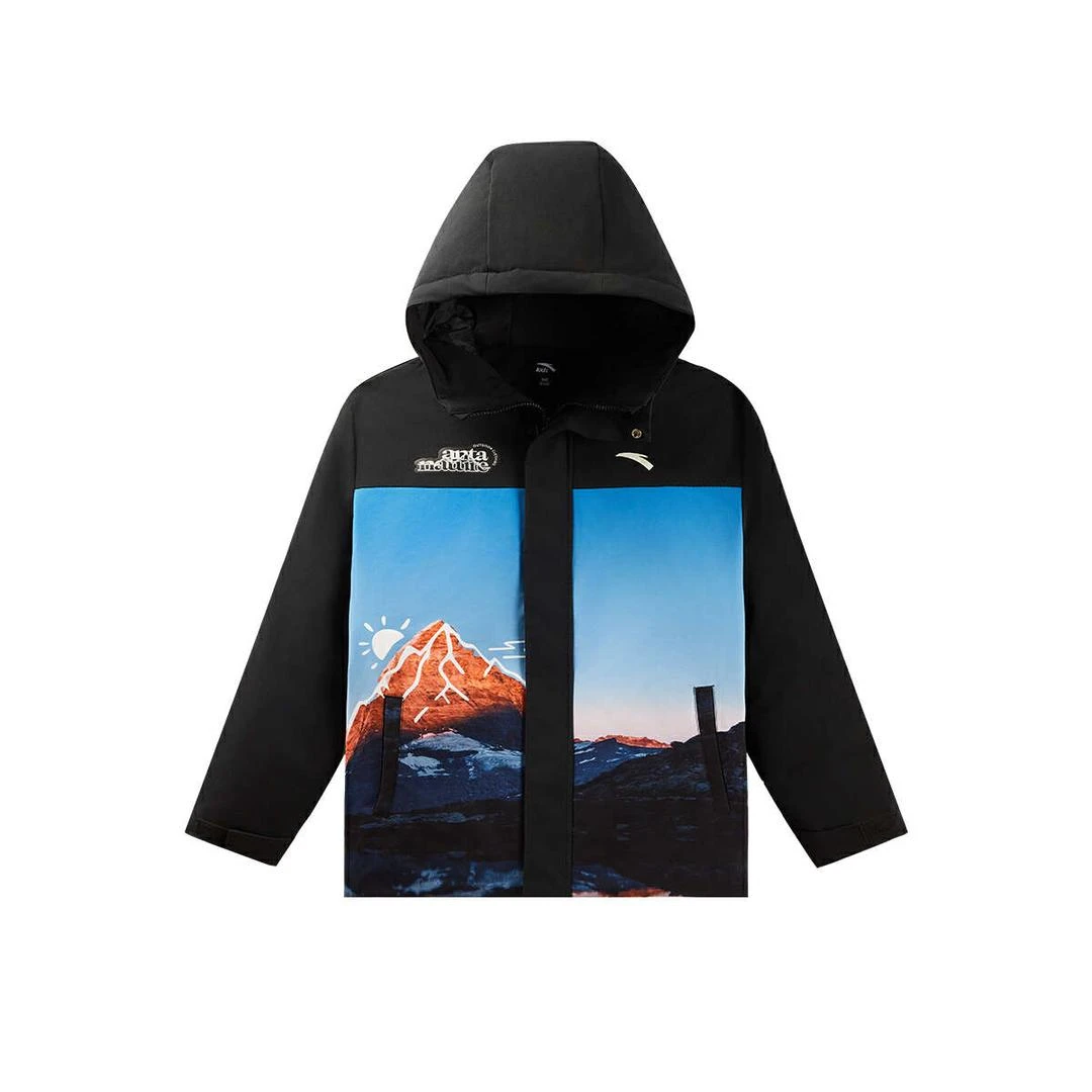 【户外】安踏儿童男大童日照金山系列常规款羽绒服/352516955