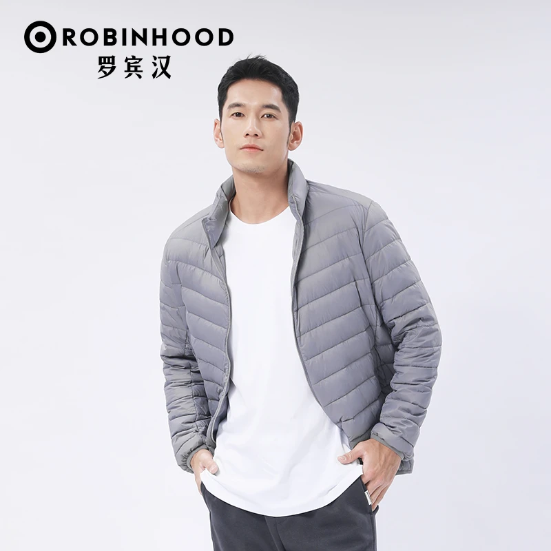 罗宾汉男款短款保暖轻薄立领羽绒服DSP-R138Y51130