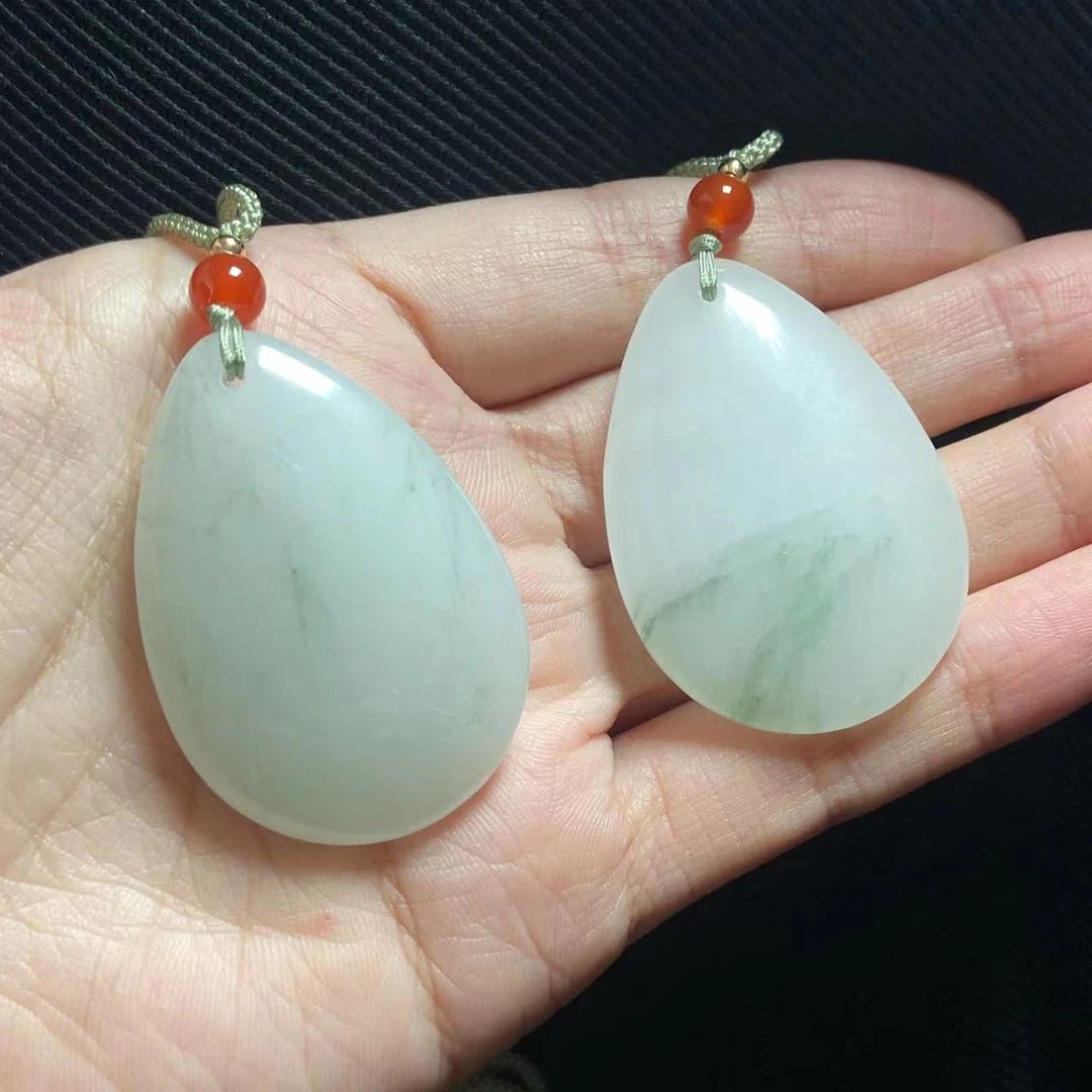【星浩珠宝】金丝玉天山翠吊坠19-2T49H43【多样性发一件】配绳