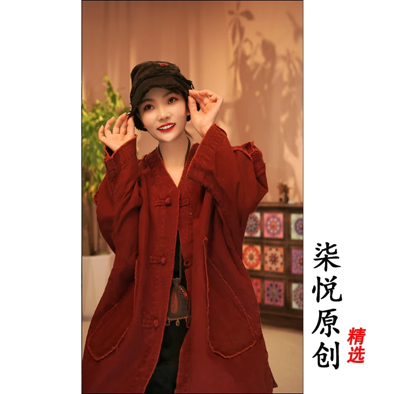 【柒悦】复古做旧炒色上下拼接手工拉毛渔夫帽（宽35高15）