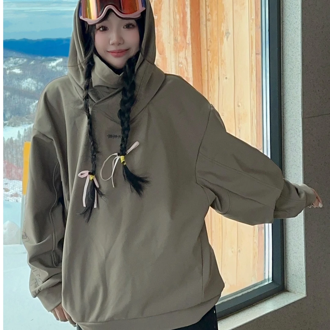 MMXXi  沙丘美式3L滑雪卫衣防风加绒保暖耐磨宽松防水男女款防风