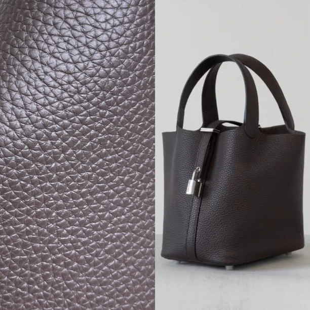 【Diya工厂专属】高级感原版TC牛皮手工线菜菜包水桶包手提休闲时尚