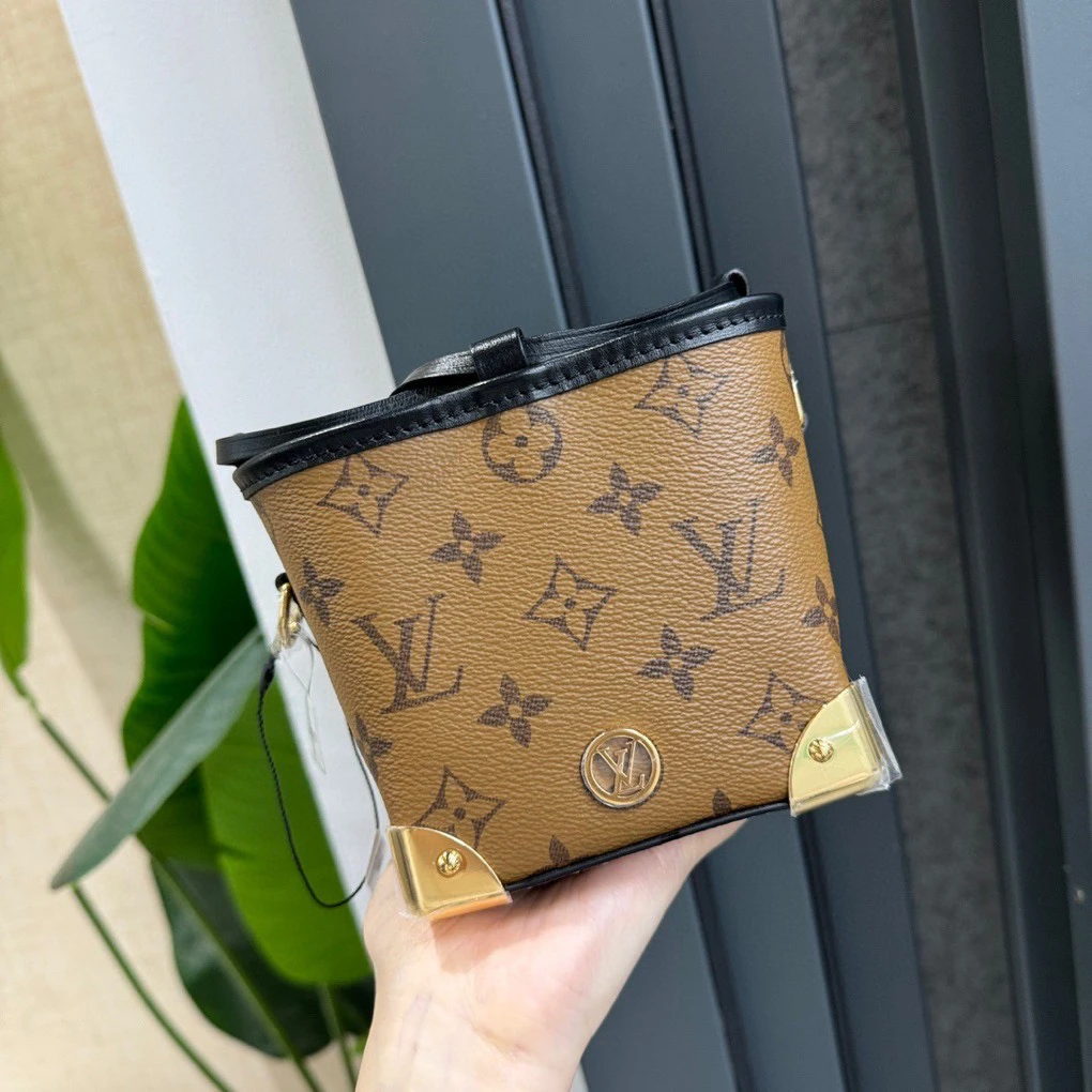99新 LouisVuitton/路易威登 拼色老花小烧麦包 芯