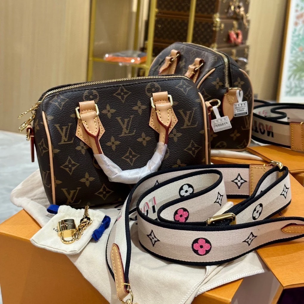 99新 LouisVuitton/路易威登 货号2418208 老花speedy20手提包 芯