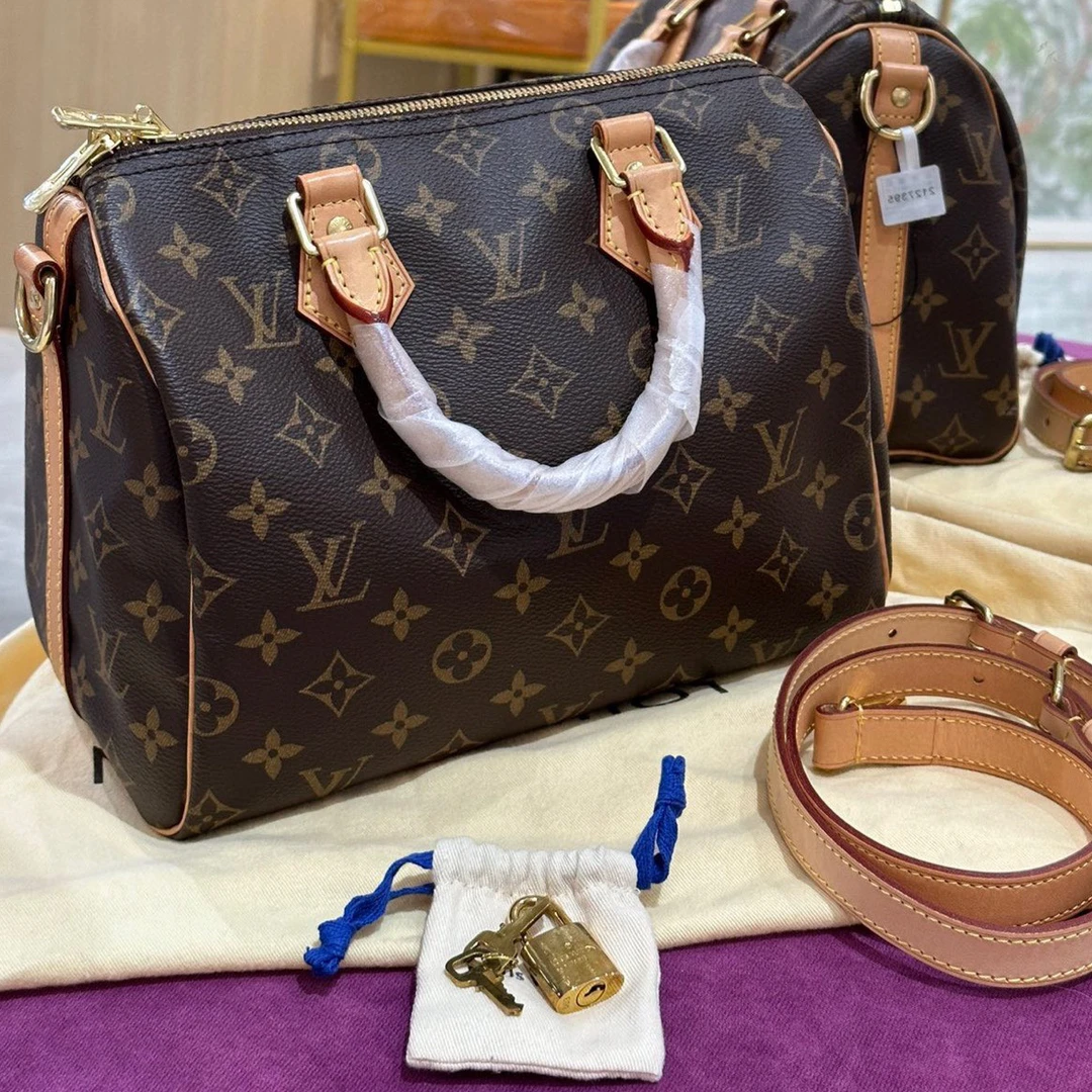 99新 LouisVuitton/路易威登 2310593 speedy25 老花波士顿包 芯