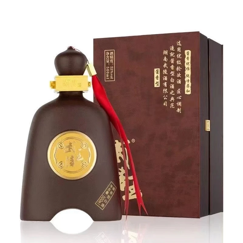 武陵酒武陵王武王 53度 500ml*1瓶 收藏送礼摆柜 酱香53度