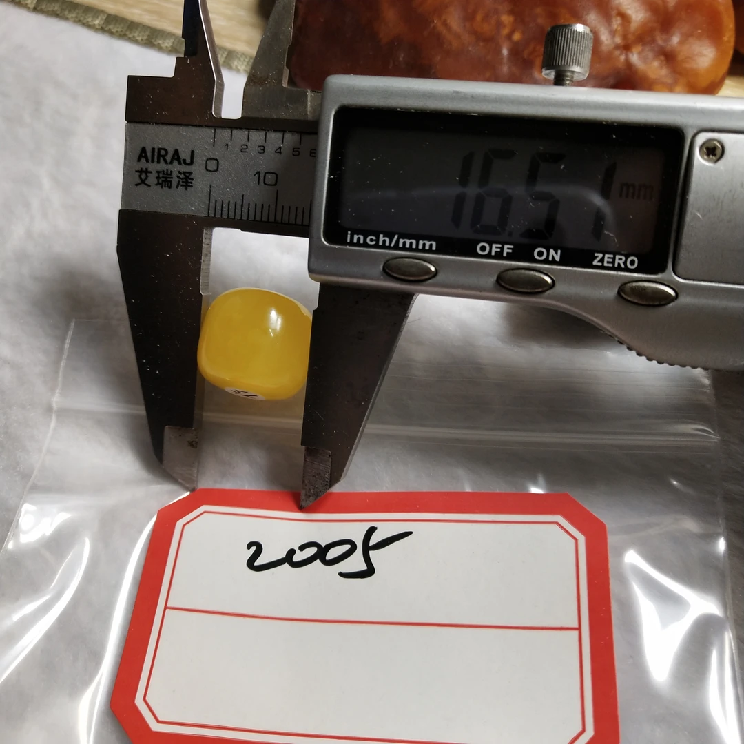 原石坊琥珀蜜蜡圆珠