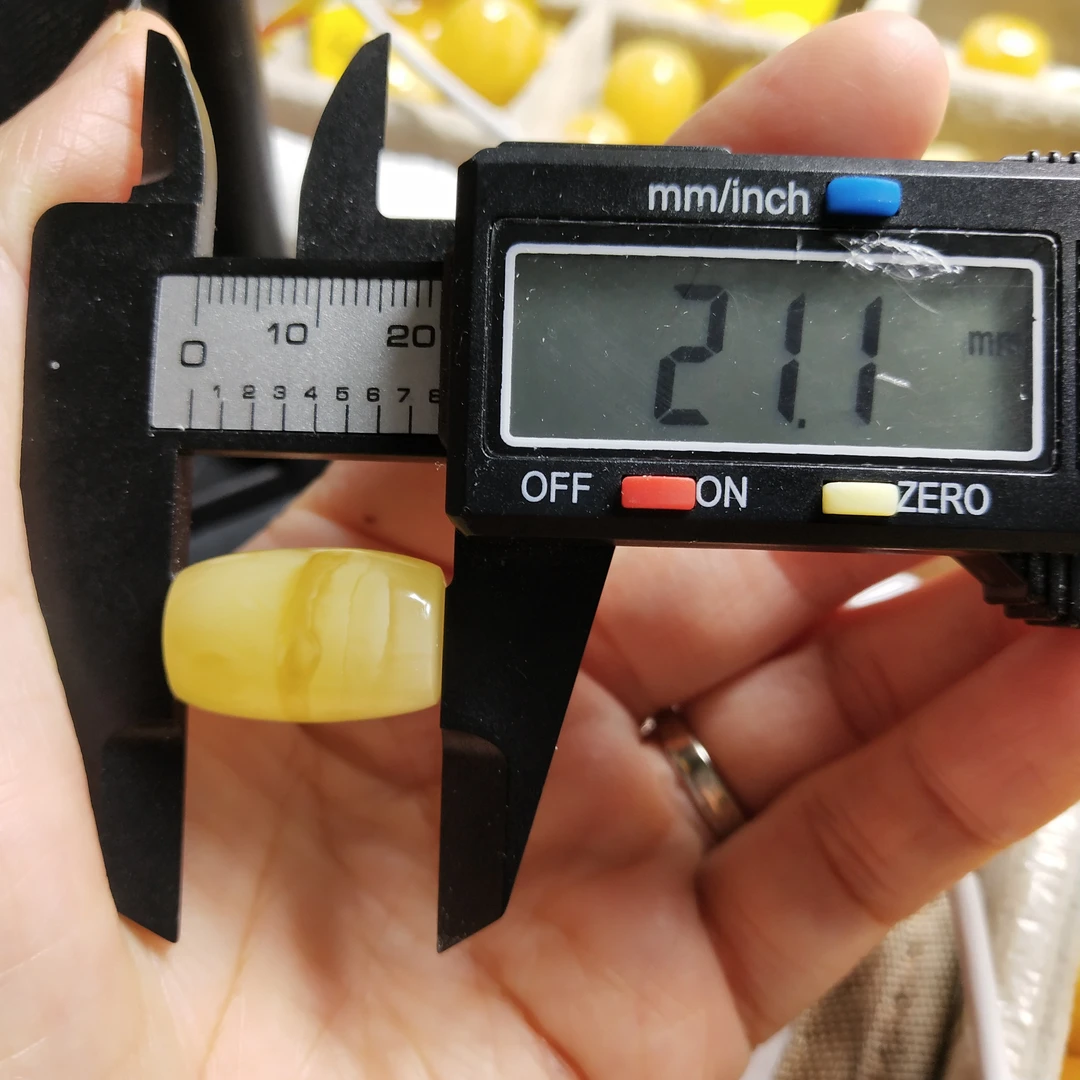 原石坊琥珀蜜蜡小圆珠
