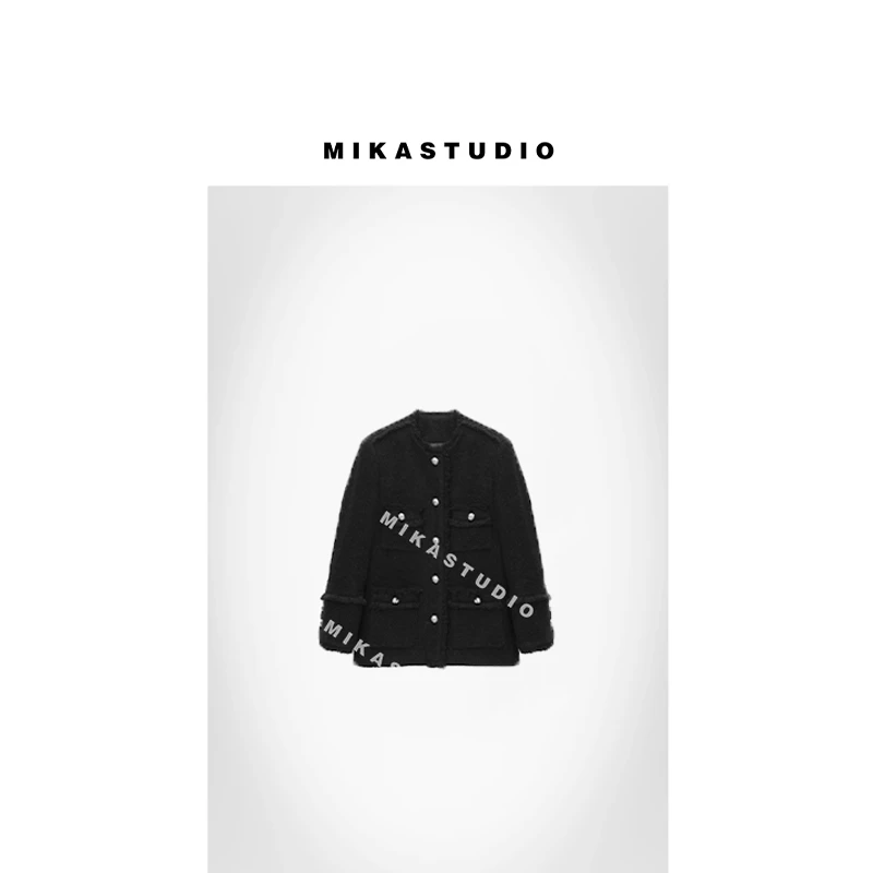 孤品小香鹅绒服外套【7.4%羊驼毛 76.4%绵羊毛】MLGNXXF01