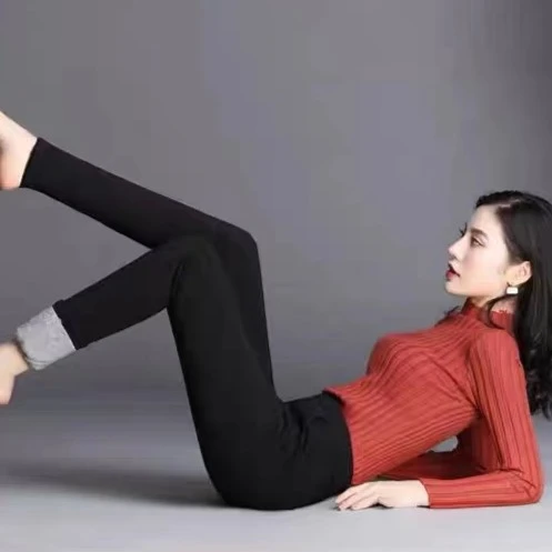 DC女士保暖棉裤秋裤女加绒秋裤护膝96644