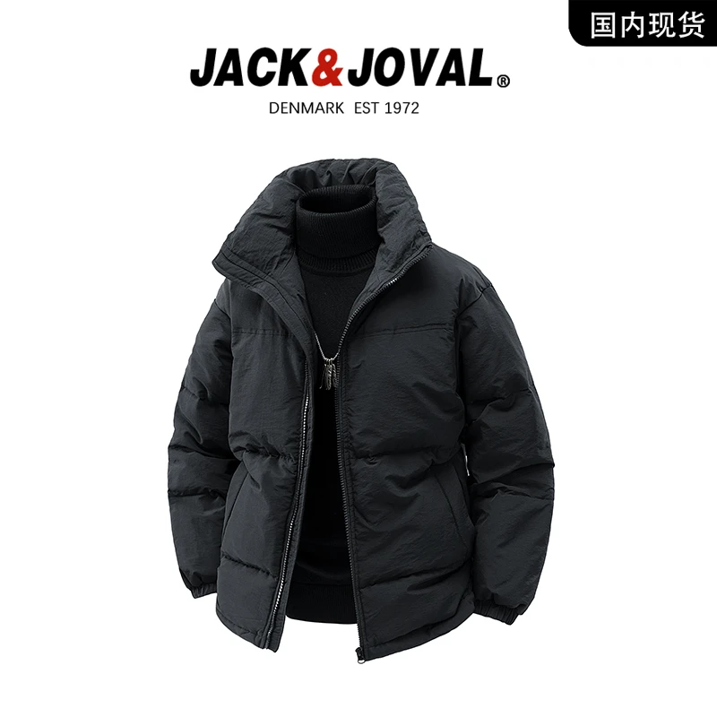 【品牌清仓现货直发】JACK JOVAL冬季面包服立领羽绒服男女休闲外套