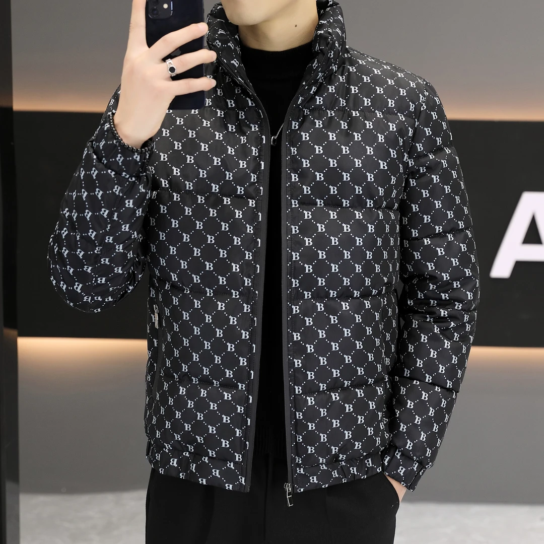 男士保暖冬季加厚青年立领棉袄冬天棉衣时尚潮流高级百搭上衣外套