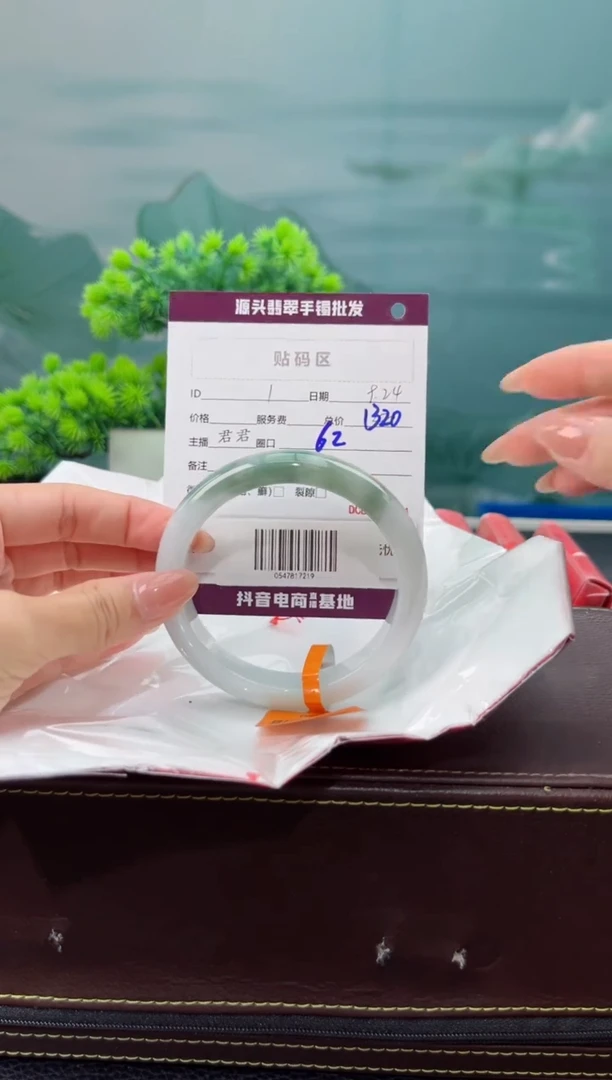 【闪购商品】翡翠手镯未镶嵌翡翠手镯(微瑕)1