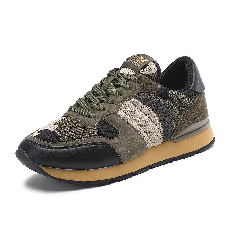 春夏牛皮阿甘鞋百搭防滑透气运动休闲鞋 D20240516FD