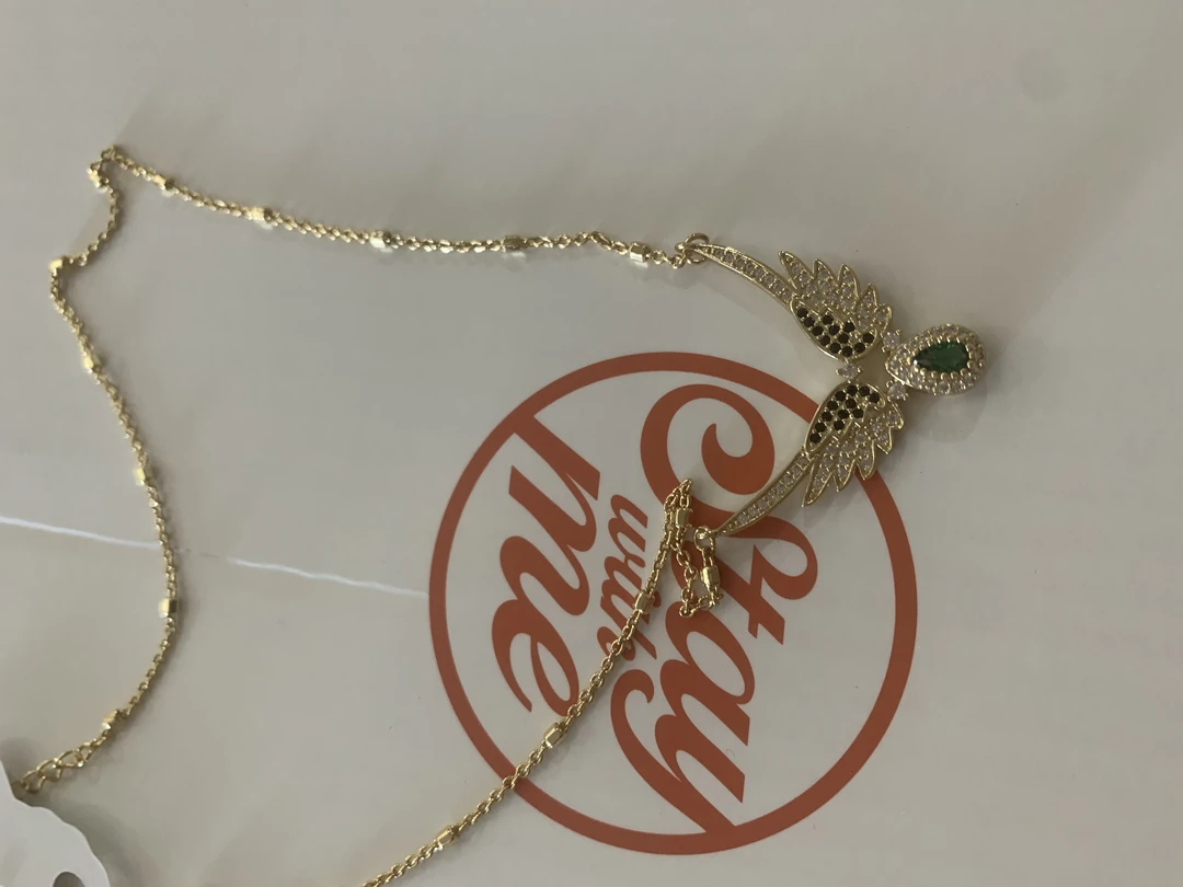 铜合金项链 天使翅膀时尚简约