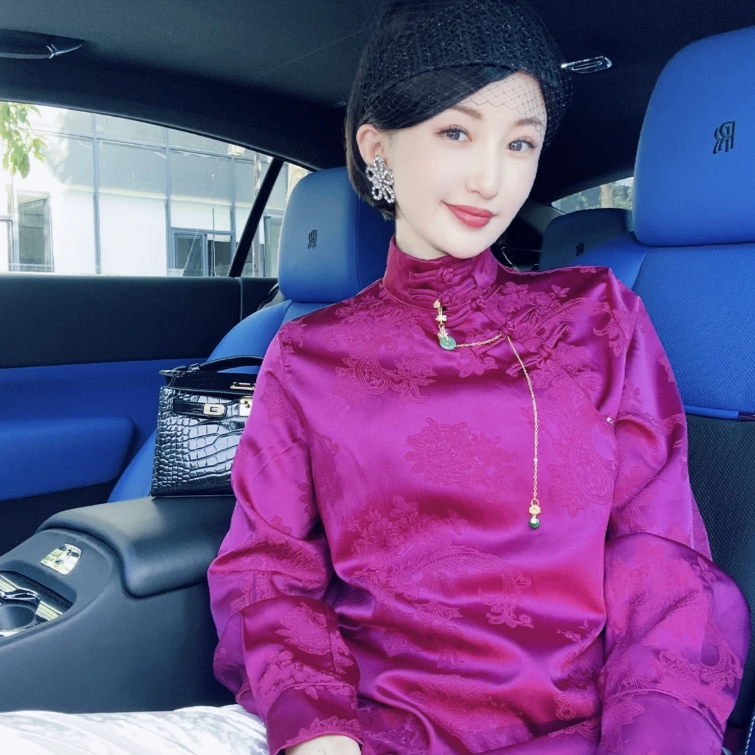 LIU HAHA【夜寒】秋冬新中式国风上衣23-BW618