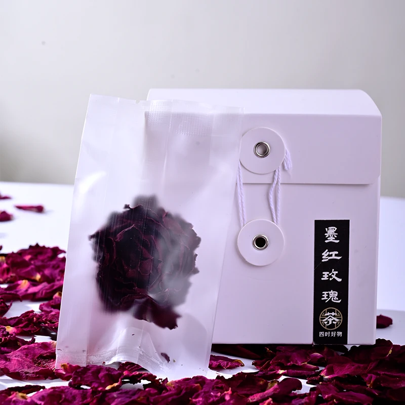 墨红玫瑰花茶严选玫瑰花宿舍饮品茶小盒自然云南食用牛奶玫瑰花